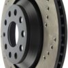 StopTech 09-13 VW CC 3.6L VR6 / 08-09 & 12 Golf R/Golf R32 Drilled Left Rear Rotor - Image 5