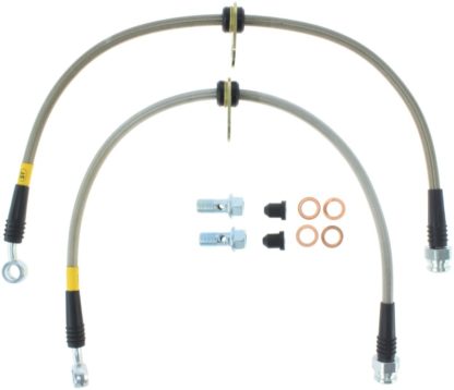 StopTech 99-00 Civic Si w/Rear Disc Brakes Front SS Brake Lines - Image 4