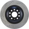StopTech 09-13 VW CC 3.6L VR6 / 08-09 & 12 Golf R/Golf R32 Drilled Left Rear Rotor - Image 6