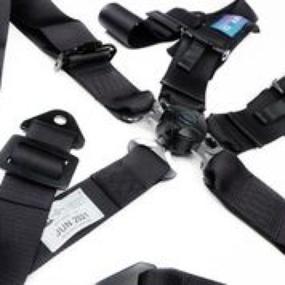 NRG 5PT 3in. Seat Belt Harness / Cam Lock - Black - Image 3