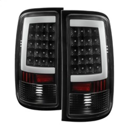 Xtune GMC Sierra 07-13 LED Tail Lights Black ALT-ON-GS07-G2-LED-BK - Image 3