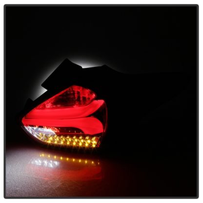 Spyder 15-17 Ford Focus Hatch LED Tail Lights w/Indicator/Reverse - Red Clr (ALT-YD-FF155D-LED-RC) - Image 5