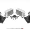 AMS Performance 16-19 Porsche Carrera/Carrera S (991.2) Alpha Intercooler Kit w/Carbon Fiber Shrouds