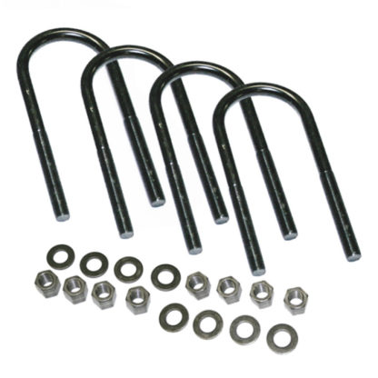 Superlift U-Bolt 4 Pack 9/16x3-1/8x14 Round w/ Hardware - Image 2