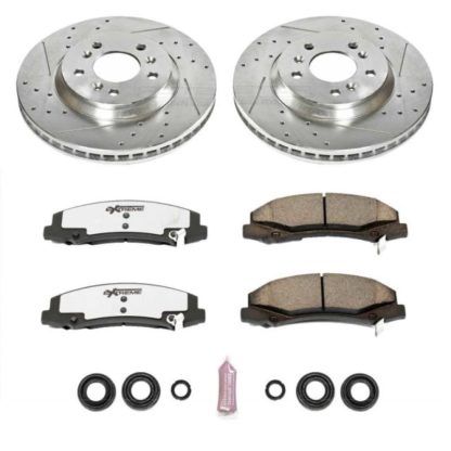 Power Stop 06-11 Buick Lucerne Front Z26 Street Warrior Brake Kit