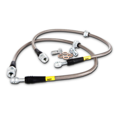 StopTech 07-08 Cadillac Escalade Stainless Steel Front Brake Lines - Image 2