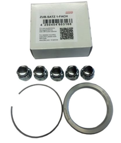 BBS PFS KIT - Honda - Includes 70mm OD - 56mm ID Ring / 70mm Clip / Lug Nuts