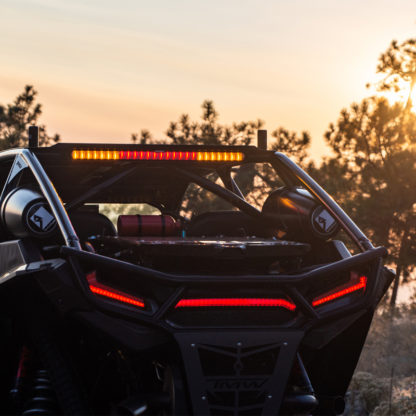 Rigid Industries 28in Chase Light Bar Universal - Rear Facing 27 Mode 5 Color LED Light Bar - Image 6