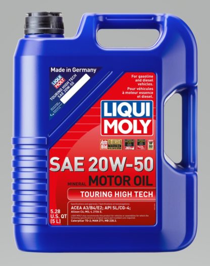 LIQUI MOLY 5L Touring High Tech Motor Oil 20W-50 - Image 2