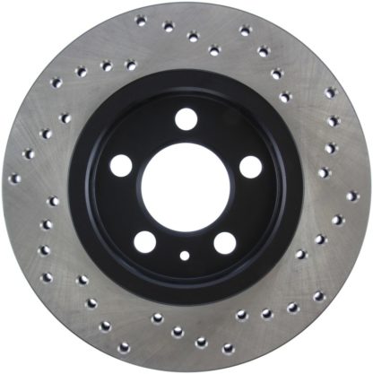 StopTech 03-05 VW Golf GTi (vented rear discs) Drilled Right Rear Rotor - Image 6