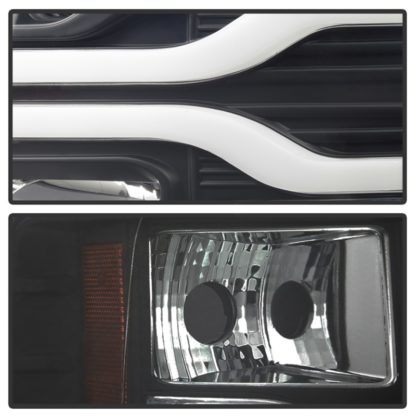 Spyder Chevy Silverado 1500 07-13 Version 3 Projector Headlights - Black PRO-YD-CS07V3-LBDRL-BK - Image 5