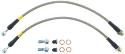 StopTech 06-10 Chevrolet Corvette Z06 Stainless Steel Rear Brake Lines - Image 3