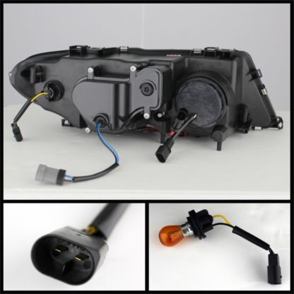 Spyder BMW E46 3-Series 04-06 2 DR Projector Halogen Model- LED Halo Blk PRO-YD-BMWE4604-2DR-HL-BK - Image 7