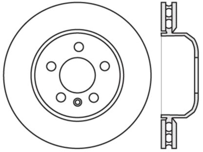 StopTech Sport Slotted 11-16 BMW 535i Front Left Rotor