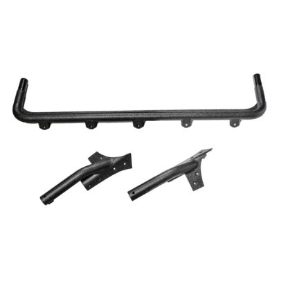 Rugged Ridge 07-18 Jeep Wrangler JK Textured Black Windshield Mount Light Bar - Image 2