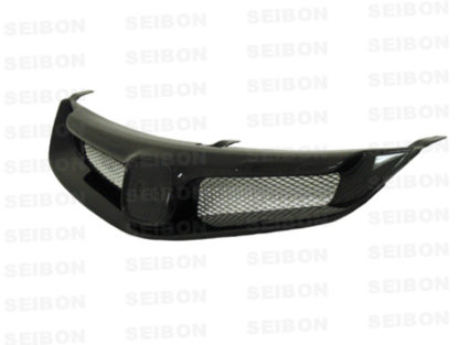 Seibon 06-10 Honda Civic 4Dr JDM / Acura CSX MG-Style Carbon Fiber Grill - Image 2