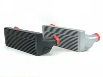 CSF 04-13 BMW 335i/xi (E90/E91/E92/E93) High Performance Stepped Core Bar/Plate Intercooler - Black - Image 5