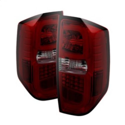 Spyder Toyota Tundra 2014-2016 Light Bar LED Tail Lights Red Smoke ALT-YD-TTU14-LED-RS - Image 2