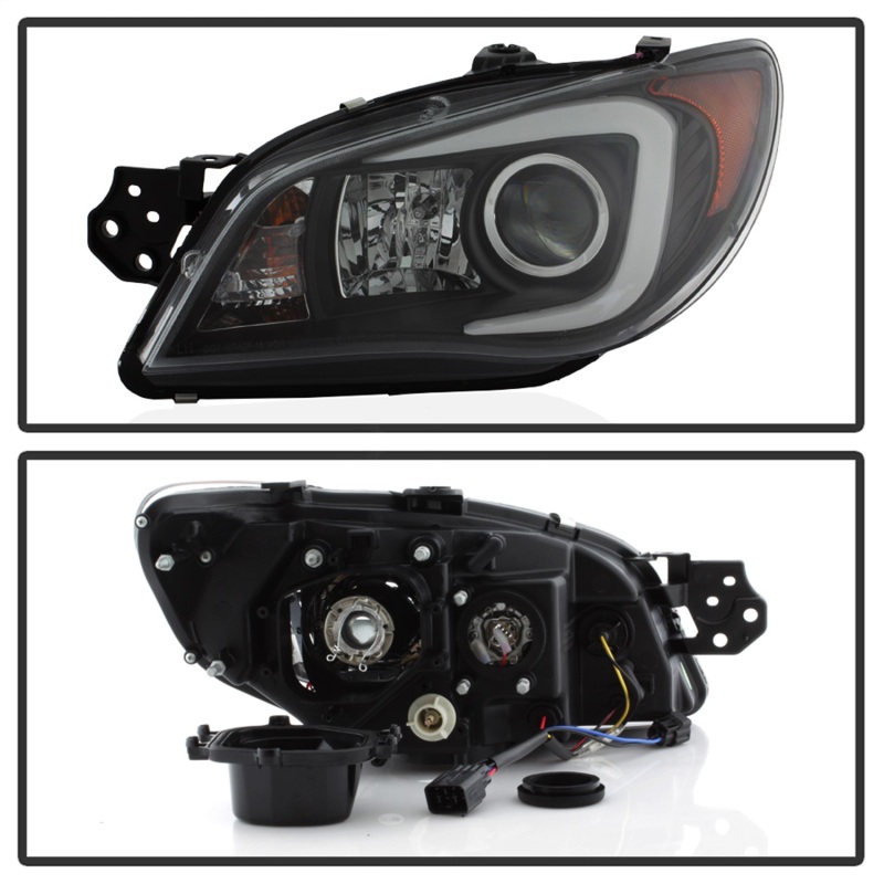 Spyder Subaru WRX 06-07 Projector Headlights - HID Model Only - Black PRO-YD-SWRX06-HID-LBDRL-BK - Image 8