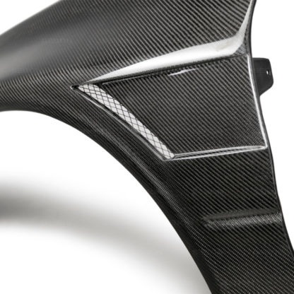 Seibon 03-07 Mitsubishi Evo 8 & IX 10mm Wider Carbon Fiber Fenders - Image 9