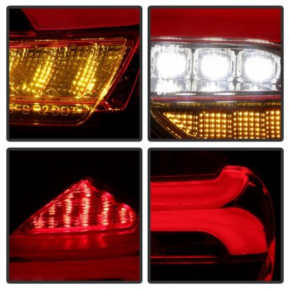 Spyder 15-17 Ford Focus Hatch LED Tail Lights w/Indicator/Reverse - Red Clr (ALT-YD-FF155D-LED-RC) - Image 2