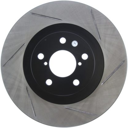 StopTech Power Slot 02-10 WRX Front Left Sportstop Slotted Rotor - Image 2