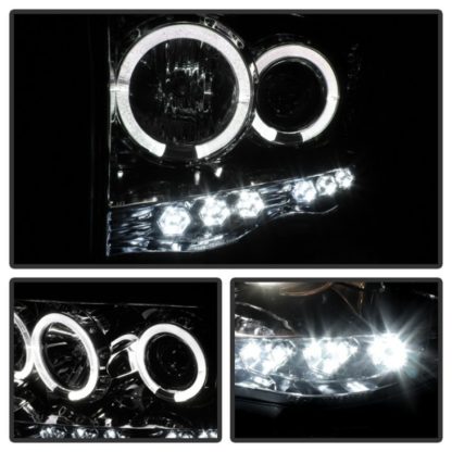 Spyder Dodge Ram 1500 02-05/Ram 2500 03-05 Projector Headlights LED Halo LED Chrm PRO-YD-DR02-HL-C - Image 6