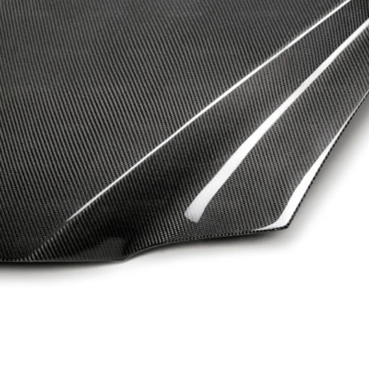 Seibon 15-17 Lexus RC F OEM Style Carbon Fiber Hood - Image 4